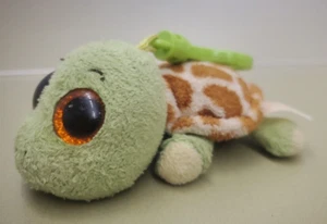 Peluche 4" Ty Beanie SANDY Boo CLIP tartaruga verde occhi glitter - Foto 1 di 19