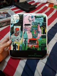 Jean-Michel Basquiat Tote Bag 2 Separate Sections - Picture 1 of 7