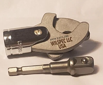 Drill or Impact-Driven Winch Strap Winder w/Free Drill Adaptor - Image 1 of 4