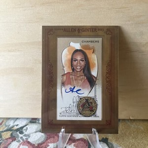 2023 Topps Allen & Ginter ARI CHAMBERS Mini Framed Autograph Auto Bball Reporter