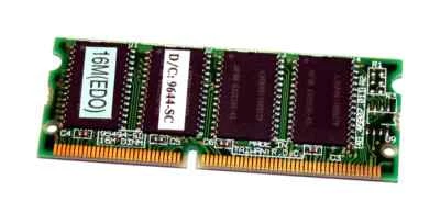 16MB EDO SO-DIMM 144-pin 3.3V Laptop Memory 60ns (8-Chip Dual-Sided) - Image 1 of 2