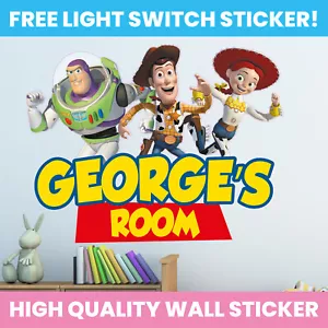PEGATINA DE PARED TOY STORY AGUJERO EN PARED DECORACIÓN PERSONALIZADA NIÑOS DECORACIÓN DORMITORIO - Imagen 1 de 4