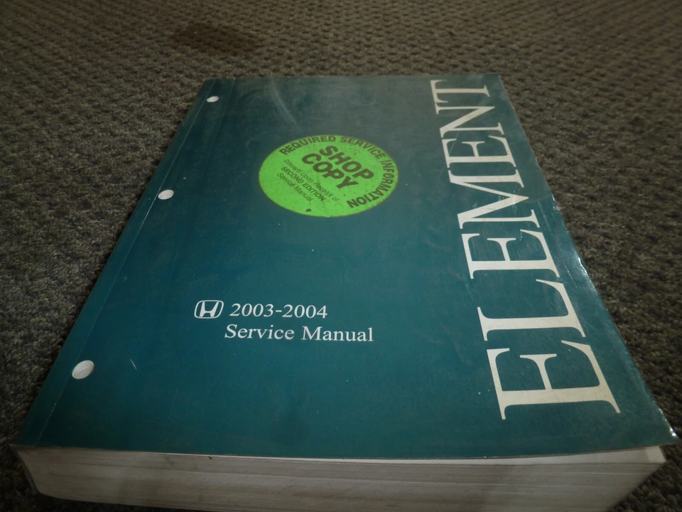 Manual de reparación de taller Honda Element 2003-2004 DX EX LX  Foto 1 de 1