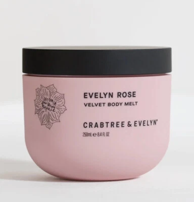 Crabtree & Evelyn Rose Velvet Body Melt Lotion Huge FULL SIZE - New RARE! - Image 1 of 4