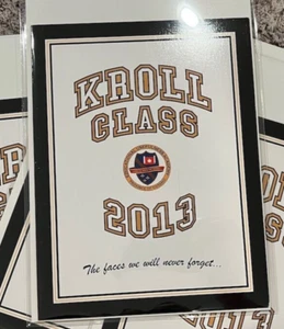 Kroll Class 2013 - Show Promo Material foldout glossy cardboard w/character pics - Picture 1 of 4