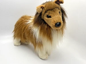 Douglas Cuddle Toy 20 in Sheltie Shetland Sheep Dog Plush Stuffed Animal Lassie - Picture 1 of 9