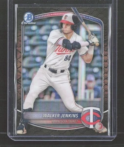 Bowman 2025 - Chrome Prospects Walker Jenkins #BCP-1 Reptilian Refractor (RC) - Imagen 1 de 2