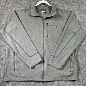 Patagonia M's Piqué Strick Fleece Jacke Herren 2XL grau Outdoor Wandern Camping - Bild 1 von 14