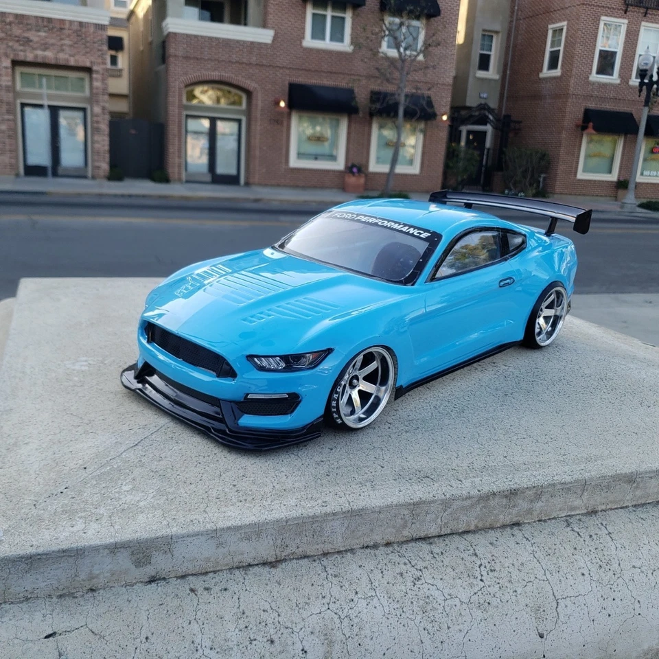 1/10 Custom Paint MUSTANG GT4 4Tec-2 drift DC10 HPI YD2 MST TT02 Body Only - Image 1 of 4