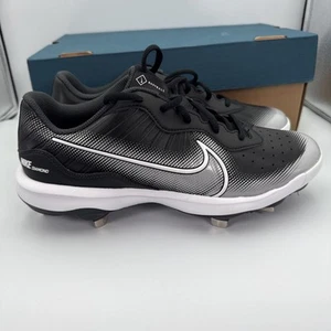 Nike Alpha Huarache Varsity 4 Low Mens Size 9.5 Baseball Cleats Shoes DJ6516-010 - Picture 1 of 8