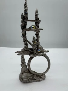 Gallo Zinn Unikat Turm Miniatur Gallo Metall 5 Zoll Fantasy Dekor - Bild 1 von 4