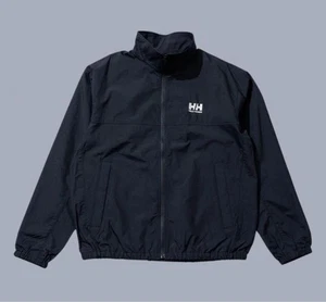 Helly Hansen Vale Jacket Men Black Lightweight Recycled Water-Resistant Used - Picture 1 of 9