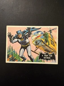 1966 OPC SET BREAK #37 BLACK BAT CARD PRINTED IN CANADA EX! - Picture 1 of 2