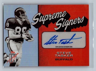 Steve Tasker 2024 Topps Signature Class #SS-ST Supreme Signers - Image 1 of 2