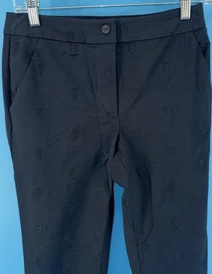 PANTALONES OSCUROS LARGOS DE GOLF PXG PARA MUJER - DISEÑO DE CALAVERA EN PANTALONES - Pequeños - Nuevos Foto 1 de 4