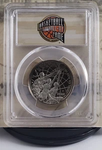 Medio dólar del Salón de la Fama del Baloncesto 2020-S - PCGS PR70DCAM FDOI - ¡Bonito! 9561 - Imagen 1 de 7