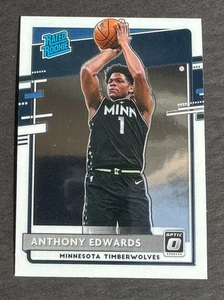 20-21 Anthony Edwards Panini Donruss Optic Rated Rookie Refractor #151 - Bild 1 von 2