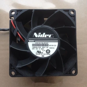 1x For NIDEC V35132-16LRCKF 24V 0.45A 8CM 8038 2-pin double ball AB inverter fan - Picture 1 of 2