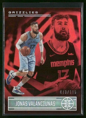 2020-21 Panini Illusions - Jonas Valanciunas #109 Red /125 - Image 1 of 2