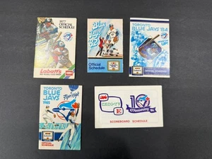 1977, 1982, 1984, 1985 & 1986 Toronto Blue Jays Pocket Schedules...Free Shipping - Picture 1 of 2
