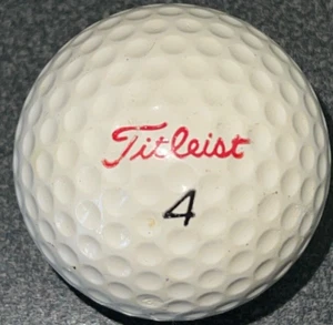 Vintage Titleist #4 Acushnet DT Logo Golf Ball B-2-10 Collectible Ball - Picture 1 of 2