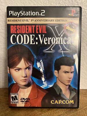 RESIDENT EVIL CODE:VERONICA X  (SONY PLAYSTATION 2, 2001) VIDEO GAME (NO DEMO) - Image 1 of 4