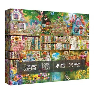 Colorful Garden Puzzle for Adults 1000 Pieces Fantasy Flower Fairy Jigsaw Puz... - Picture 1 of 7