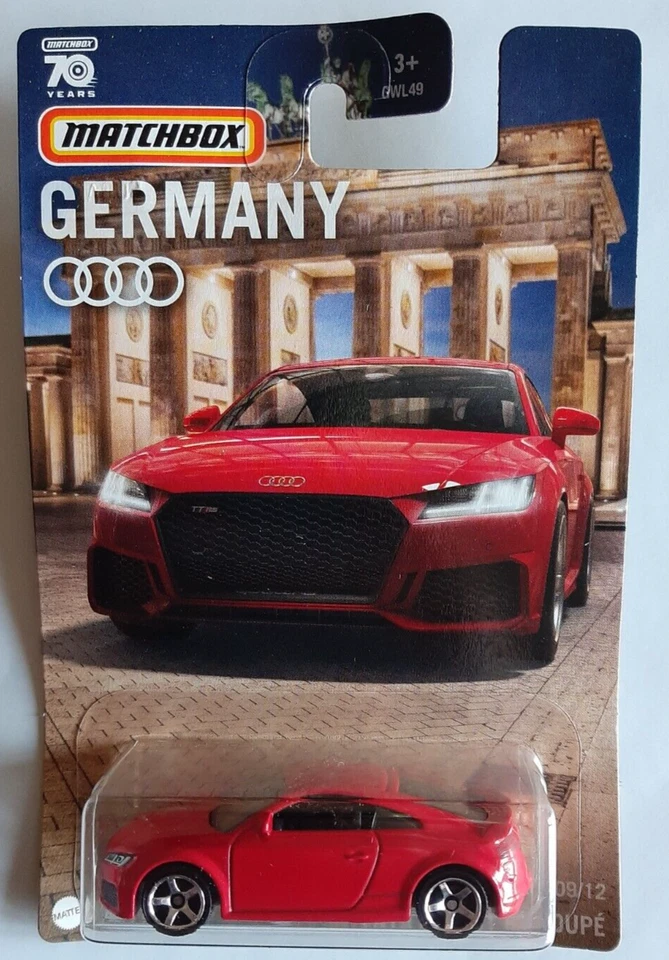 Matchbox Germany Mattel - 2019 Audi TT RS Coupé 09/12 [D30] - Immagine 1 di 1