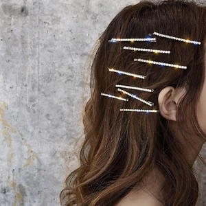 Rhinestone Bobby Pins Hair Accessories Clip Set ,Bride Hair Accessories AU stock - Picture 1 of 5