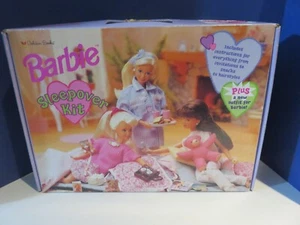 Barbie My First Sleepover Kit - Libros de oro, pendientes pegajosos, juegos, recetas - Imagen 1 de 6