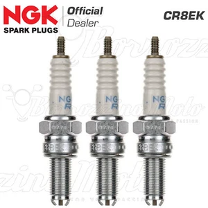 KIT 3 CANDELE NGK CR8EK CANDELA ORIGINALE TRIUMPH SPEED TRIPLE ABS 1050 2011-15 - Picture 1 of 1