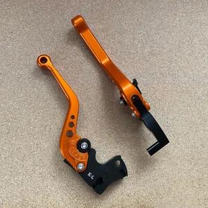 Palancas de embrague de freno cortas ajustables mercado de accesorios para KTM Duke 125 200 250 390 - Imagen 1 de 3
