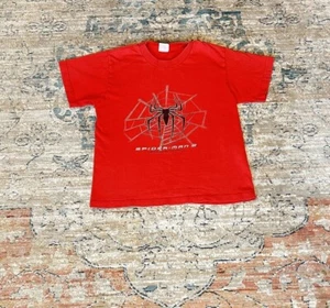 Vintage Spider Man 2 Promo Underoos Youth Shirt Sz Large Movie Film Logo 2003 - Picture 1 of 6