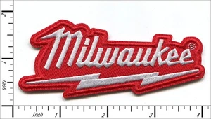 26 Pcs Embroidered Iron on patches Milwaukee Tools 100x42mm AP025mK1 - Picture 1 of 2