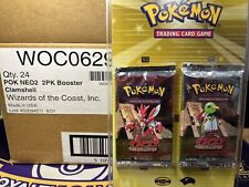 SEALED POKEMON NEO DISCOVERY 2 PACK BLISTER CLAMSHELL - FRESH FROM CASE 2001