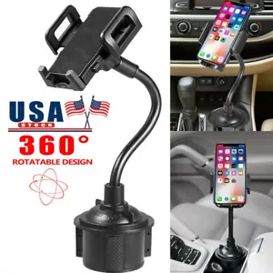 Universal Car Mount Cup Cradle Holder Adjustable Gooseneck For Cell Phone GPS US - Picture 1 of 12