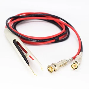 10 Paar 1,5 m/5 Fuß BNC-Stecker auf lange Backen SMD LCR Meter Flach Clip Sonde Testkabel - Bild 1 von 6