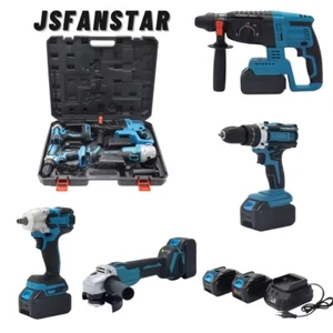 KIT 4 IN1 - TASSELLATORE+TRAPANO IMPULSI +TRAPANO AVVITATORE +SMERIGLIATRICE - Foto 1 di 4