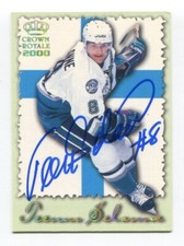 2000 Pacific Trading Teemu Selanne Signed Card Hockey Autograph AUTO #1
