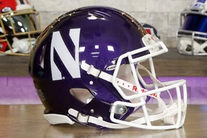 Casco auténtico Northwestern Wildcats Riddell Speed - Imagen 1 de 5