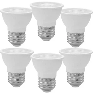 6Pack MR16 Led Short Neck Recessed Flood Light Bulb, 6W (50W), 3000K, 500LM - Picture 1 of 1