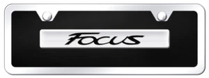 Ford Focus Name Plate Mini Acrylic Kit License Plate Frame Official Licensed - Imagen 1 de 2