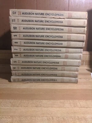 Vtg Set of 11 Audubon Nature Encyclopedias 1st printing 1965 Missing Book 2 - Image 1 of 4