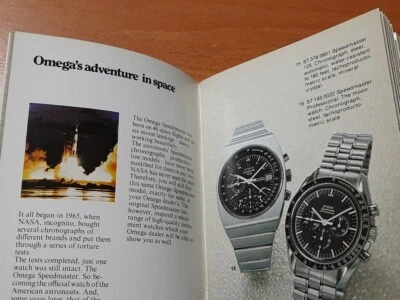 RARE 70'S OMEGA CATALOGUE SPEEDMASTER MOONWATCH SEAMASTER FLIGHMASTER ...  #7273 - Imagem 1 de 4