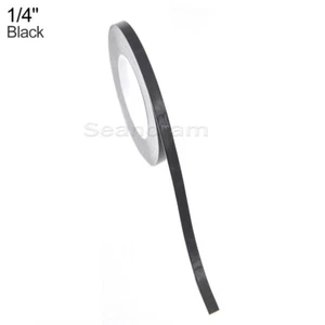 1/6" 4mm Black DIY Home Shop Bar Pinstriping Pin Stripe Line Decal Vinyl Sticker - Picture 1 of 5