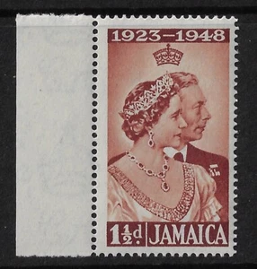 Jamaica Silver Wedding 1 ½ d. margin single, Scott 138/ SG 143, MNH, VF- (a5625c - Picture 1 of 3