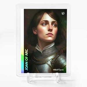 JOAN OF ARC Art Holographic Card Holo Figures #JADF - Amazing! - Picture 1 of 2