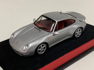 1/43 Minichamps Porsche 911 Turbo  (993) Silver Leather base.   A1010 Foto 1 de 4