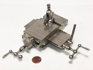 Watchmaker's lathe Wolf Jahn Compound Cross Slide 3 Slides - Picture 1 of 11