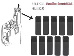 10*HLN8255 Gürtelclip für NNTN4497 CP200D CP200 PR400 EP450 CP150 tragbares Radio - Bild 1 von 5